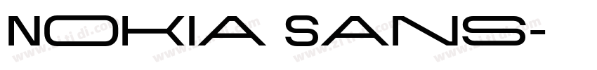 Nokia Sans字体转换